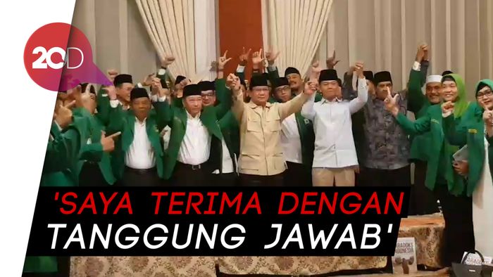 Prabowo Didukung PPP Muktamar Jakarta: Saya Terima Deklarasi Ini
