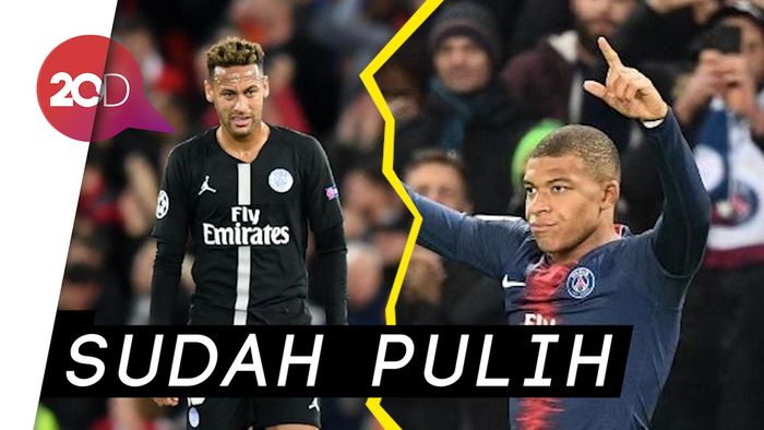 Sempat Cedera, Neymar dan Mbappe Siap Lawan Liverpool