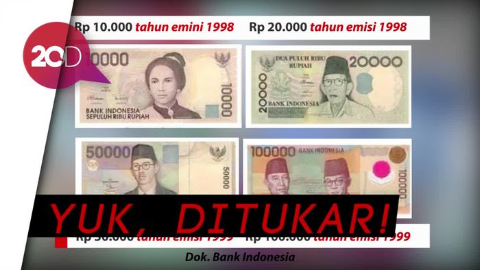 Ini 4 Pecahan Rupiah yang Ditarik BI