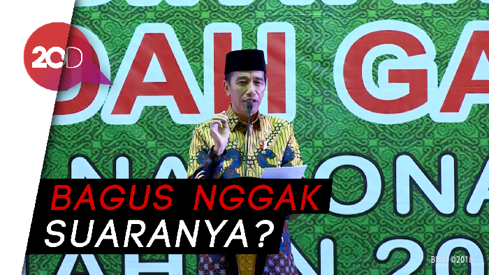 Saat Jokowi Berdendang Lagu Sabyan Gambus