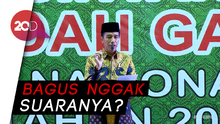 Saat Jokowi Berdendang Lagu Sabyan Gambus