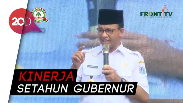 Anies Bicara Rumah DP 0 Rupiah Hingga Reklamasi di Reuni 212