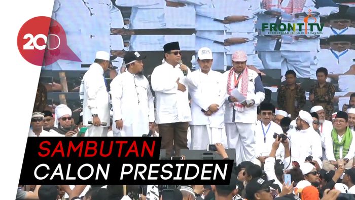 Di Reuni 212, Prabowo: Saya Tak Boleh Kampanye