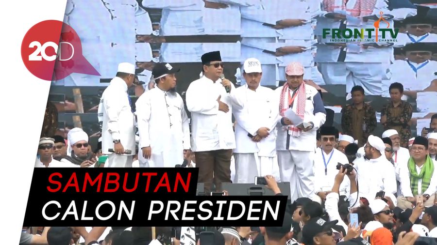 Di Reuni 212, Prabowo: Saya Tak Boleh Kampanye