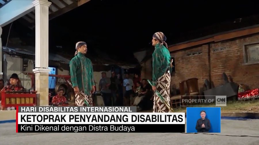 Hebat! Pemain Seni Ketoprak Ini Penyandang Tunanetra