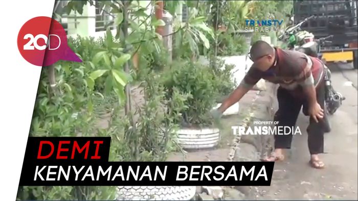 Keterbatasan Fisik Tak Halangi Mulyono Untuk Hijaukan Sidoarjo