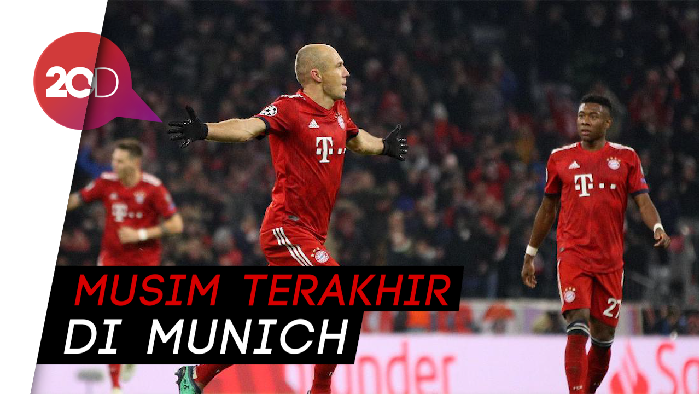 Robben Pastikan Hengkang dari Bayern Akhir Musim Ini