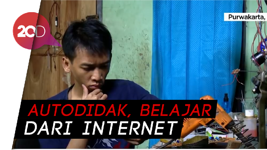 Ini Ahmad, Penyandang Disabilitas yang Jago Rakit Robot