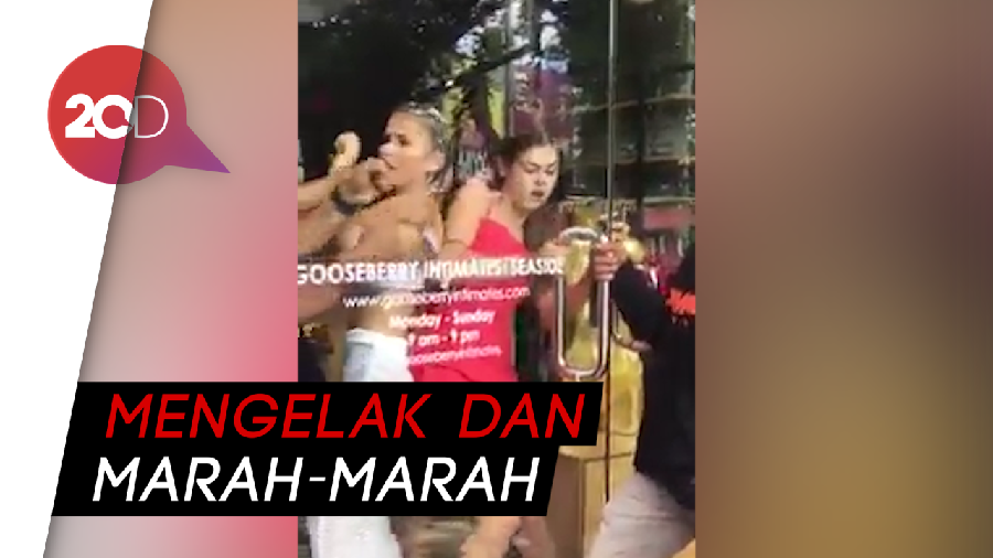 Duh! Bule Ini Terciduk Nyolong Celana Dalam di Bali