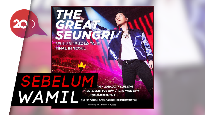 Seungri BIGBANG Bakal Konser Solo di Asia Awal 2019