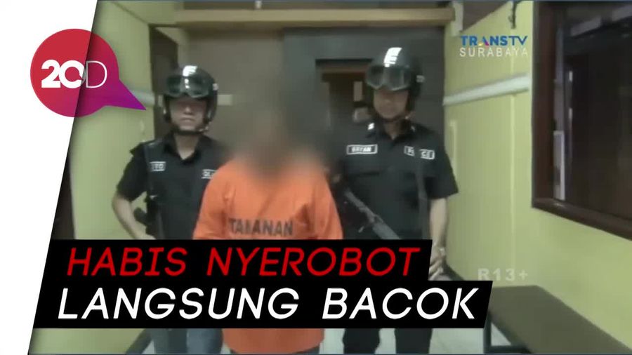 Berebut Kamar Mandi, Pria di Surabaya Bacok Tetangga