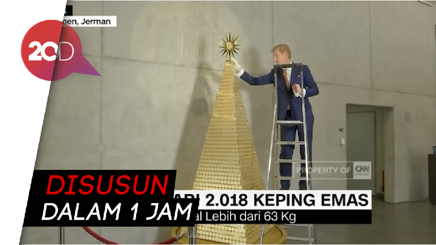Inilah Pohon Natal Fantastis Seharga Rp 37,3 M!