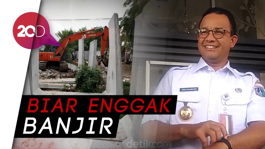 Anies: Butuh 1,8 Juta Drainase Vertikal Atasi Banjir Jakarta