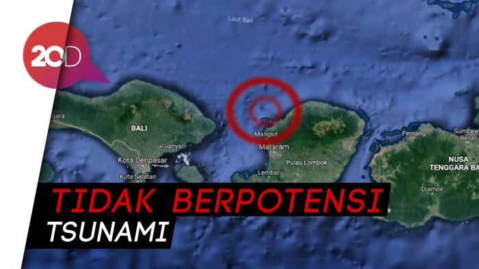 Gempa 5,7 M Guncang Lombok dan Bali