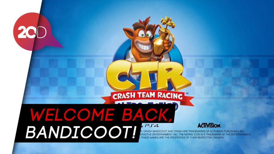 Goks! Crash Team Racing Bakal Hadir di PlayStation 4