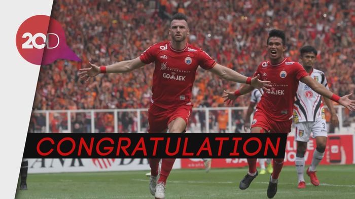  Akhiri Puasa Gelar, Persija Juara