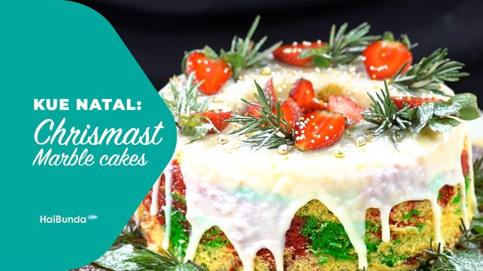 Kue Natal: Chrismast Marble Cakes