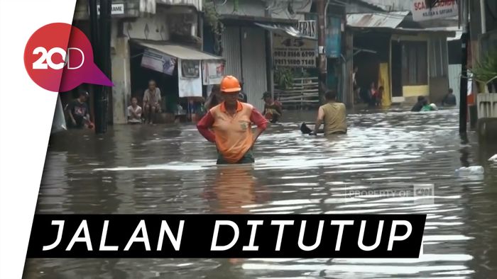 Banjir Setinggi 1 Meter, Kemang Utara Terendam
