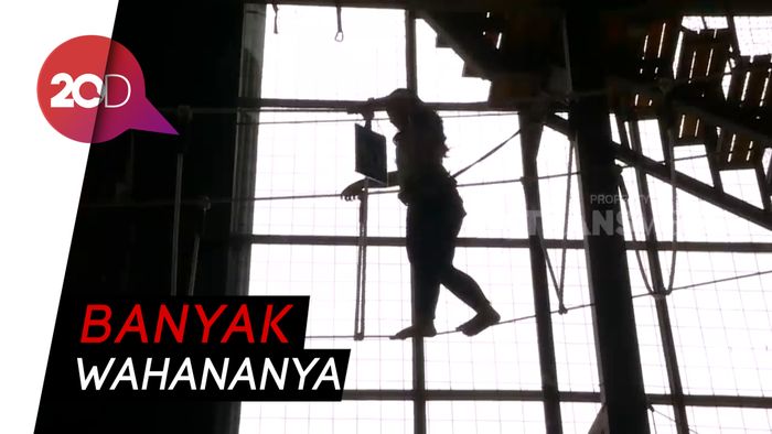 Mencoba Outbond di Dalam Mall Kota Bandung