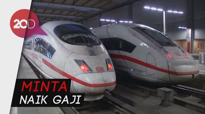 Pegawai Mogok Kerja, Perjalanan Kereta Jerman Lumpuh