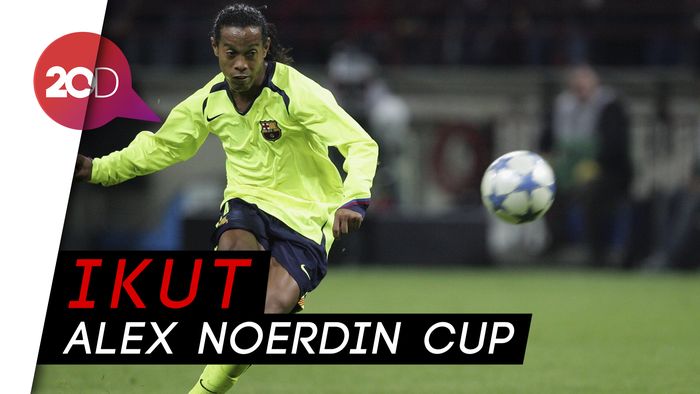 Wow, Ronaldinho akan Ikut Alex Noerdin Cup di Palembang