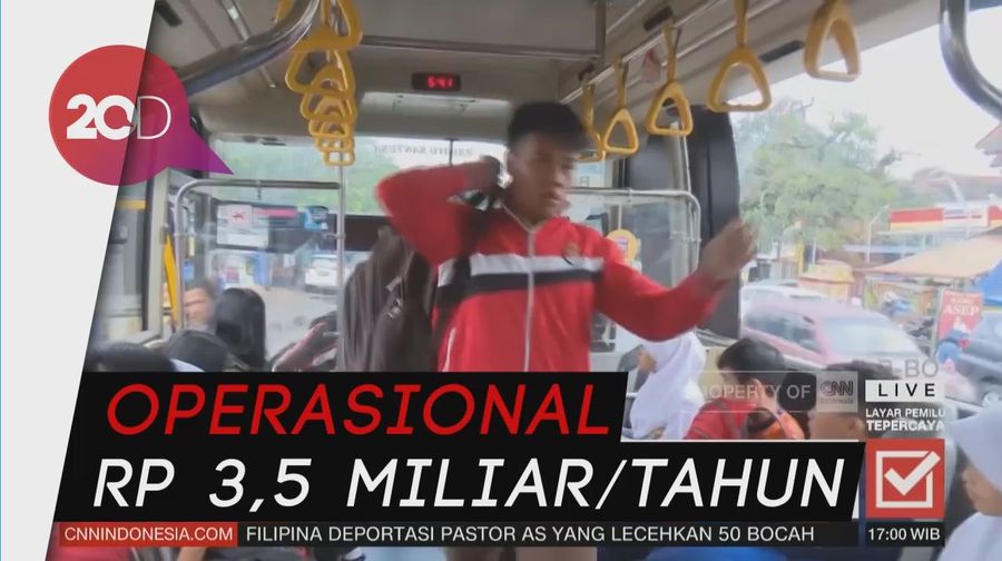  23 Unit Bus Sekolah Gratis di Bandung Sepi Peminat