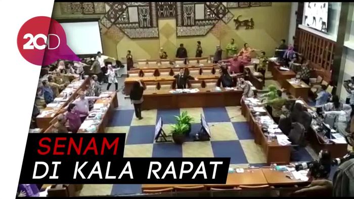 Lagi Fokus Bahas Defisit BPJS, Eh Menkes Ajak Senam Anggota DPR