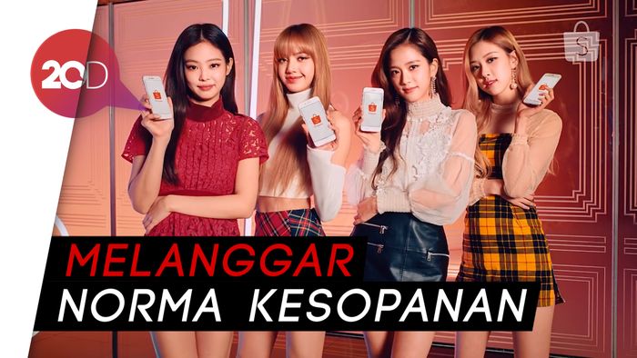 KPI Sentil Tayangan Iklan BLACKPINK Shopee di TV