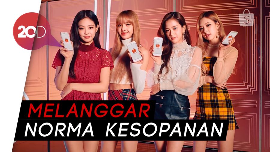 KPI Sentil Tayangan Iklan BLACKPINK Shopee di TV