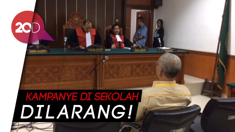 Kampanye di Sekolah, Caleg Gerindra Ini Divonis 8 Bulan Percobaan