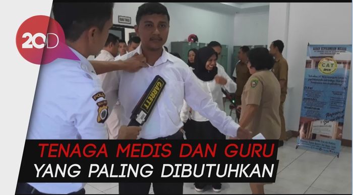 Peserta CPNS di Bandung Ngaku Kesulitan Ikuti Tes SKB