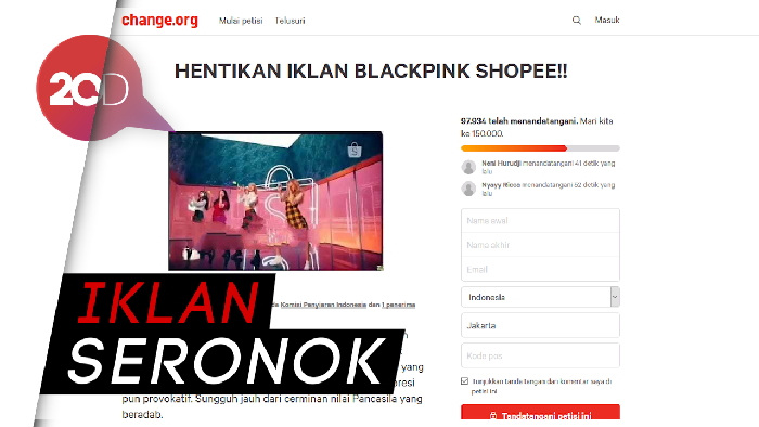 Wadidaw! Muncul Petisi Tolak Iklan BLACKPINK