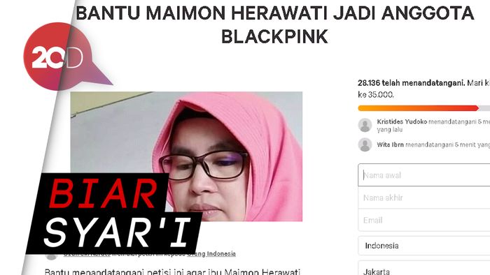 Muncul Petisi Dukung Maimon Jadi Member BLACKPINK