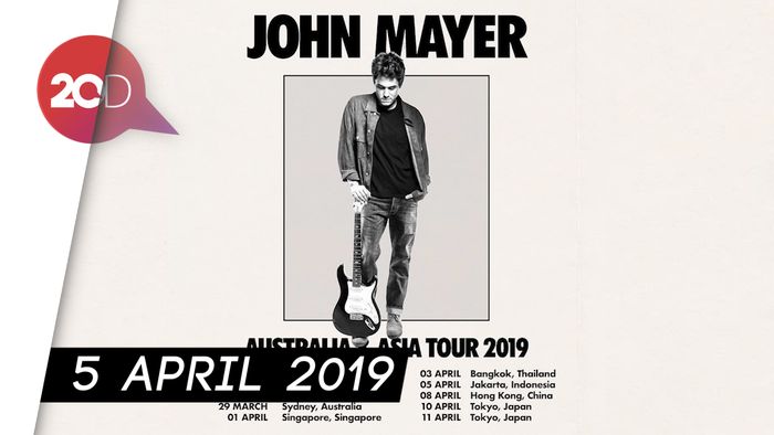 Wohooo! John Mayer Bakal Konser di Indonesia