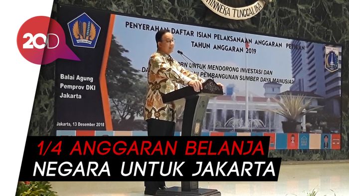 Anies: Tak Ada Alasan Ibu Kota Menjadi Tertinggal