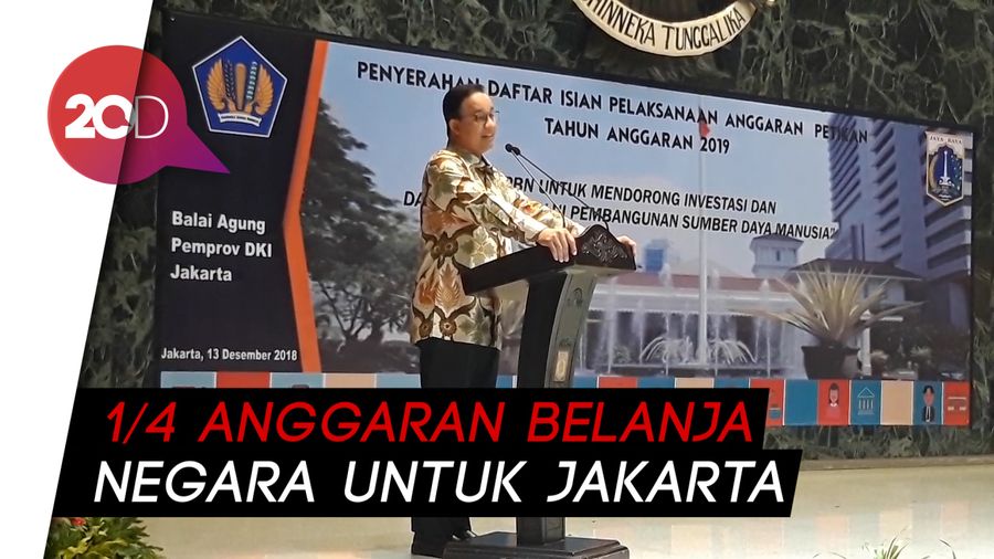 Anies: Tak Ada Alasan Ibu Kota Menjadi Tertinggal