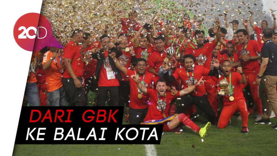 Jadi Juara, Persija akan Konvoi ke Balai Kota Sabtu Pagi