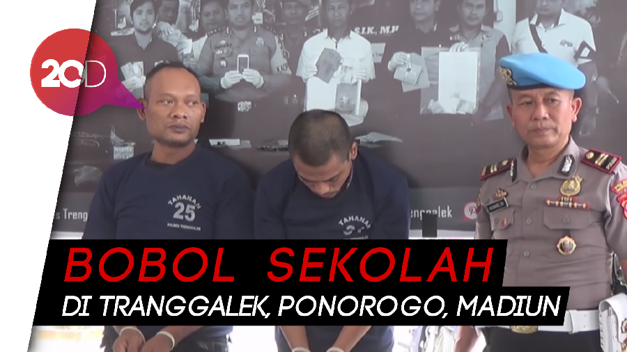 Polisi Bekuk Komplotan Spesialis Pembobol Sekolah Lintas Kota