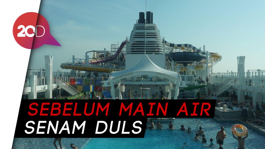 Serunya Menjajal Seluncuran Air di Dream Cruise!