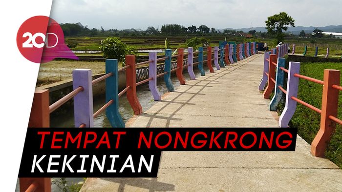 Jembatan Pelangi, Spot Instagramable di Ciamis