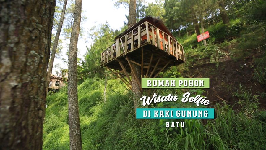 Rumah Pohon, Wisata Selfie di Kaki Gunung, Batu