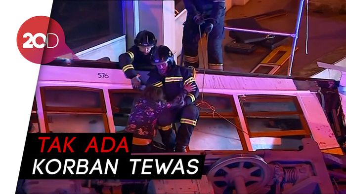 Trem Terguling di Portugal, 28 Orang Terluka