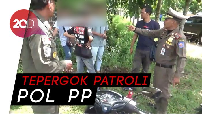 4 Siswa SMP Diangkut Satpol PP karena Balap Motor di Kantor Bupati