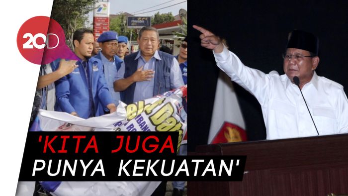 Kecaman Prabowo Untuk Perusak Baliho Demokrat