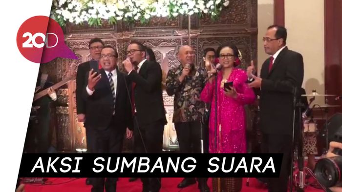 Menteri Jokowi Konser di Resepsi Nikahan Putra Menlu Retno