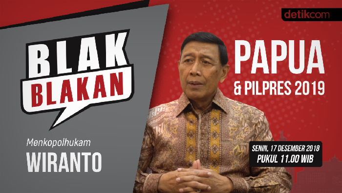 Saksikan Blak-blakan Menko Wiranto: Papua dan Pilpres 2019
