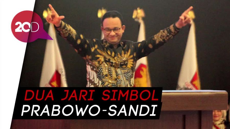 Anies Dilaporkan ke Bawaslu soal Gestur Dua Jari