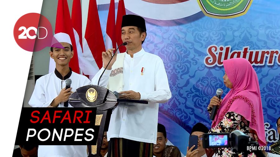 Awali Kunker di Jatim, Jokowi ke Ponpes Darul Ulum