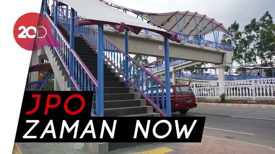 Sudah Keren, JPO di Jelambar Baru Ini Ramah untuk Difabel Lho!