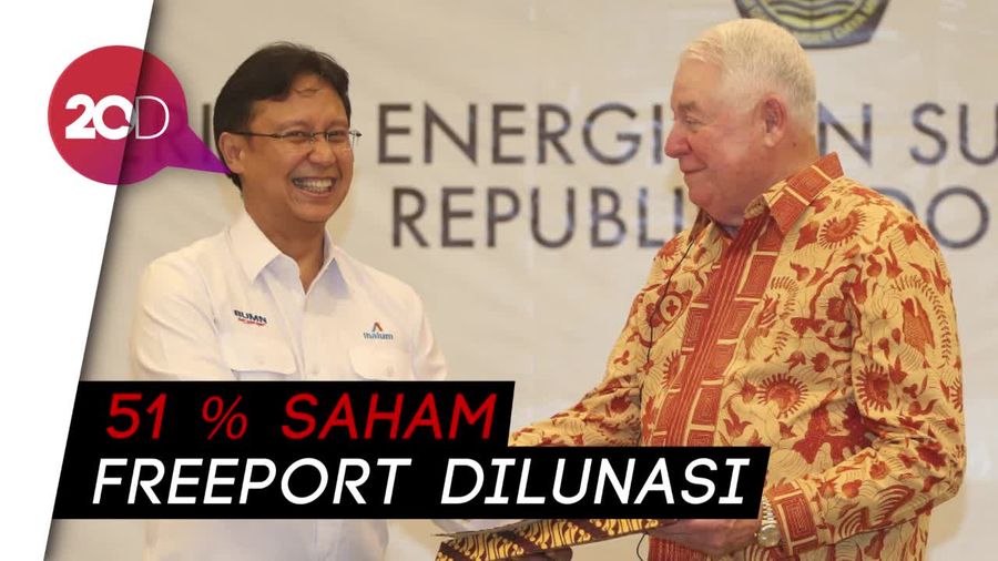 Lika-liku Indonesia Caplok 51% Saham Freeport